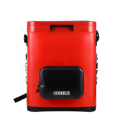 ICEHOLE H30 - 30 QT HYBRID II COOLER (RADIANT RED/BLACK)