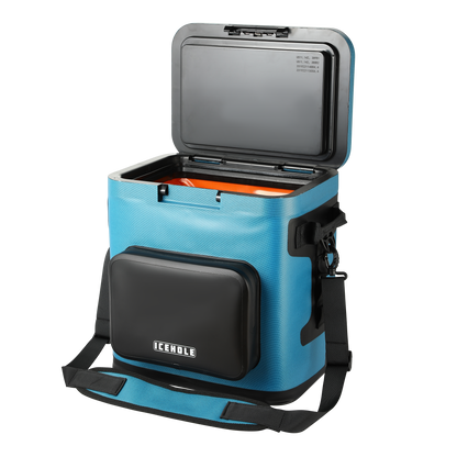 ICEHOLE H20- HYBRID II COOLER (VAPOR/ORANGE)